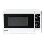 Toshiba 800w 20L Microwave Oven with Function Defrost and 5 Power Levels, Stylish Design – White - MM-MM20P(WH)