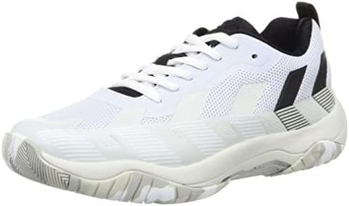 Hummel KOMET Power 2.0 Handball Shoes, White x Black (1090), 27.5 cm