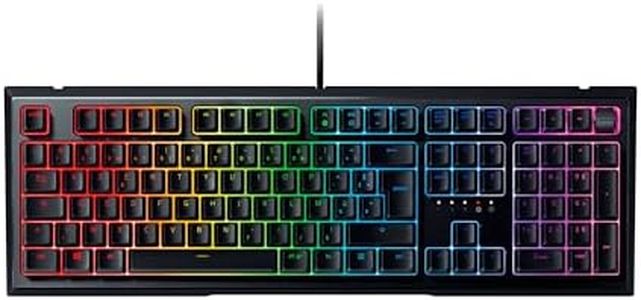 Razer Ornata V2 - Clavier de jeu mécanique, RGB Chroma, repose-paume, clavier AZERTY