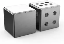 Aluminum Welding Practice Kit, 2PCS Cube Dice Welding Coupons Kit For Beginners Practice And Training For MIG TIG STICK ARC, Side Length 2.36 Inch