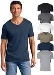 True Classic Mens V Neck T Shirts – Soft, Fitted Undershirts for Men Pack – Mens Undershirts – Cotton Blend, Tag-Free, Pack of 6, Variety, 2XL