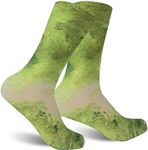 RANDY SUN Ultra Thin Waterproof Socks for Women, Outdoor Hiking Trekking Camping Socks, Yellow, X-small