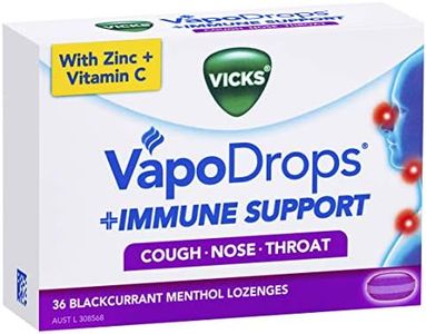 Vicks VapoDrops Immune Support Blackcurrent Menthol 36 Lozenges