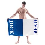 #winning Dick/Head Bath Towel Machine Washable 100% Polyester Novelty Gag Gift