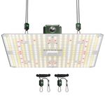 VIVOSUN VS1500 LED Grow Light with Samsung LM301 Diodes & Daisy Chain Driver Dimmable Lights Sunlike Full Spectrum for Indoor Plants Seedling Veg and Bloom Plant Grow Lamps for 3x3 Grow Tent