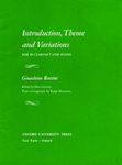 Introduction, Theme, and Variations: Reduction for clarinet and piano