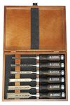 Narex Bevel Edge Chisel Set in Wooden Box, Set of 6 pcs