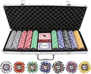 500 Piece Big Slick 11.5g Poker Chip Set