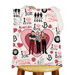 JNIAP Rock Band Tote Bag Music Band Fans Gifts Music Group Canvas Shoulder Bag Music Band Merchandise, Cool Tg, Large