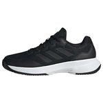 adidas Men's Gamecourt 2.0 Tennis Shoes Sneaker, Core Black/Core Black/Grey Four, 12 UK