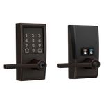 Schlage Encode WiFi Latitude Lever Smart Lock, Keyless Entry Touchscreen Door Lock with Century Trim in Aged Bronze, FE789WB CEN 716 LAT