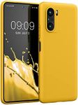 kwmobile Case Compatible with Xiaomi Mi 11i / Poco F3 Case - Soft Slim Protective TPU Silicone Cover - Honey Yellow