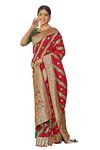 MANOHARI Most Trendy Banarasi Silk Woven Pattern Jacquard Work Saree for Women_MN1722
