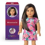 American Girl Truly Me 18-inch Doll #124 with Brown Eyes, Black-Brown Hair, Lt-to-Med Skin, T-Shirt Dress, for Ages 6+