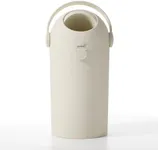 Grownsy Baby Diaper Pail, Odor-Locking Roll-Top Design, No Special Bag Required, One-Handed Use & Compact Design, Eco-Friendly Diaper Trash Can, Baby Stuff, Beige
