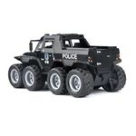 ZIGOST Die-Cast Metal 8x8 SUV Police Toy Model Car Pull Back Car Super Car with Openable Doors with Sound & Light for Gift Party Decorations Great for Kids Boys Girls & Adults (1:32 Scale Design 1)