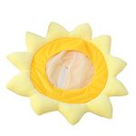 PRETYZOOM Funny Sunflower Hat Novelty Headwear Stuffed Headgear Cap Lion Head Plush Hat for Easter Carnival Party Favors Costume Dress Up Accessories