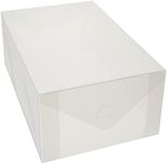 Greenco Clear Foldable Shoe Storage Boxes-10 Pack