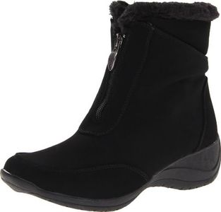 Khombu Women's Lily Zip Snow Boot, Black, 11