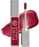 Pure Cosmetics Pure Illumination Lip Gloss - LED-lit Applicator w/Side Mirror - Non-Sticky, Moisturizing & Hydrating Lip Glosses - Soothes & Protects Dry Chapped Lips (Femme Fatale)