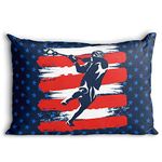 USA Laxer Pillowcase | Guys Lacrosse Pillows by ChalkTalk Sports