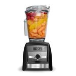 Vitamix A3300 Ascent Series Smart Blender, Professional-Grade, 64 oz. Low-Profile Container, Black Diamond