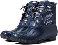 Sperry Women's Saltwater Snow Boot, Blue Camo, 7.5