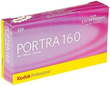 Kodak Professional Portra 160 Color Negative Film (120 Roll Film, 5-Pack) - 1808674