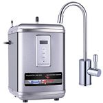 Ready Hot 41-RH-300-F570-CH Instant Hot Water Dispenser System, 2.5 Quarts, Digital Display Single Lever Hot Water Faucet Polished Chrome