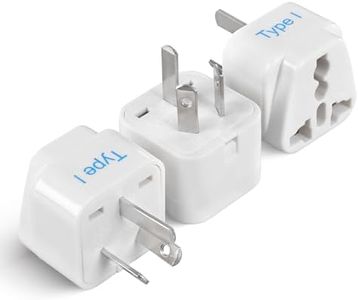 Ceptics Canada to Australia, China, New Zealand Travel Plug Adapter (Type I) - 3 Pack [Grounded & Universal] (GP-16-3PK)