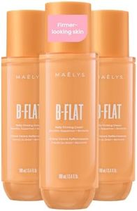MAËLYS B-FLAT Belly Firming Cream for Women - Skin Tightening & Moisturizing Treatment with Shea Butter & Bentonite Clay - Smooths Look of Stretch Marks - Postpartum Body Care (3 Pack)