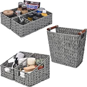 GRANNY SAYS Bundle of 3 Sets Wicker Storage Baskets