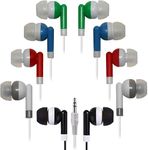 XOSDA 100 Pack Classroom Earbuds Headphones Bulk for School Kids Children, Wholesale Durable Earphones Class Set for Students (XPG101,100 Mixed)