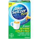 Alka-Seltzer Plus Severe Cold and Flu Night Powder, 6 Count