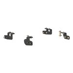 CURT Manufacturing 16427 Black 5th Wheel Hitch Installation Brackets for Select Dodge Ram 2500, 3500