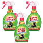 Elbow Grease Air Fryer Cleaner Lemon Fresh Fragrance 500ml pack of 3 Power Degreaser Roaster Oven Cooker Cleaner Detergent Spray with Welari Thank You Card | (3pack) (1500ml)