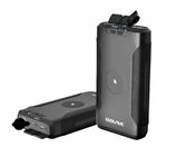 Coolnut Compact Solar Power Station, Power Bank 60000 mAh, 150Watt- 222Wh Capacity & 5 Years Warranty for All Electronic Gadgets & Appliances- Black