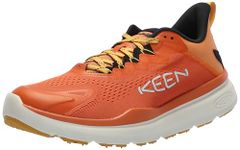 KEEN Men's WK450 Comfortable Durable Lightweight Breathable Walking Shoes, Gold Flame/Golden Spice, 9.5