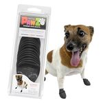 Pawz PZBLKXS Water-Proof Dog Boots, X-Small, 1.5-Inch to 2-Inch, Black