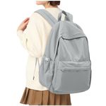 Lightweight Backpack for Women School Casual Daypack Laptop Backpack Waterproof School Backpack for Girls College High School Bag Bookbag,Grey