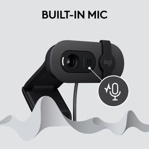 Logitech Brio 100 HD Webcam – Graphite