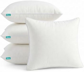 Oubonun Throw Pillow Inserts 22x22 Set of 4, Decorative Throw Pillows