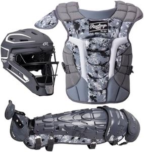 Rawlings | Velo 2.0 Catcher's Set | Baseball | Adult | Grey Splatter