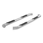 ARIES 204045-2 3-Inch Round Polished Stainless Steel Nerf Bars Select Chevrolet Silverado, GMC Sierra 1500, 2500, 3500 HD