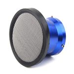 FSFY Motorcycle Air Filter Cup With Net, 50mm Carburetor Air Filter Horn Cup Funnel Velocity Stack CNC Aluminium Alloy Blue For PWK 21mm, 24mm, 26mm, 28mm, 30mm, PE 28mm, 30mm Carburetor