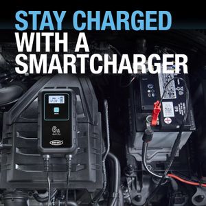 Ring SmartCharge 6A Car Battery Charger & Maintainer – Crocodile Clips, Hanging Hook, Lithium & Lead Acid Compatible