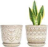 Gepege Beaded Ceramic Planter 6 Inc