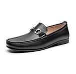 Bruno Marc Men's Dress Loafers Leather Casual Slip On Driving Penny Loafer,Size 13,Black,Henry-1