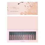 OH MY GLAM Kissable Lip Indulgence Set featuring 12 Long Lasting Hydrating Liquid Lipstick Pigmented Lightweight Lip Stains Moisturising with Vitamin A & E