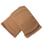 DanzN Motion Cheerleading and Dance Knee Pads - Shock Absorbing Knee Protection (Tan, Large)